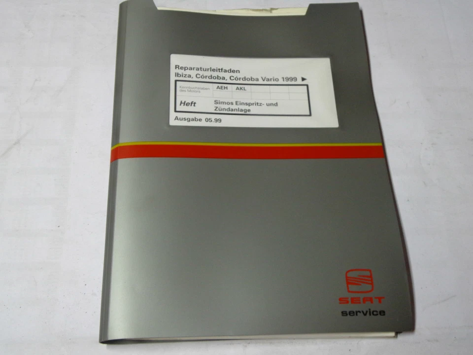 Manuale Officina Seat Ibiza Tipo 6K / Cordoba Sistema di Iniezione Sistema Simos - Immagine 1 di 1