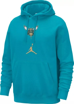 Charlotte Hornets Nike Jordan Para hombres NBA Edición City Pullover Sudadera con Capucha-Grande-Verde azulado Foto 1 de 4