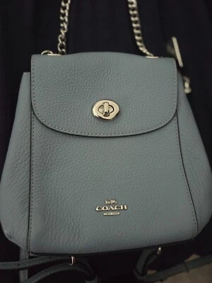 Coach трансформируемый мини кожаный рюкзак - Изображение 1 из 4