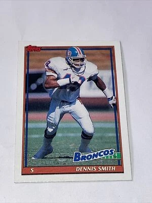 DENNIS SMITH 1991 TOPPS FOOTBALL CARD # 556 - Image 1 of 4