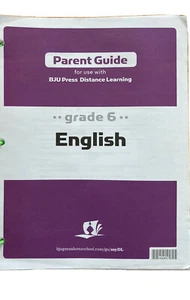 BJU Bob Jones University Parent Guide Grade 6 English. 2nd Edition - Bild 1 von 2