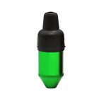 Green | Smooth Metal Pepper Shaker Rubber Pacifier Bullet
