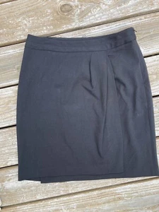 Adrienne Vittadini Womens Skirt Size 6 Black Side Zip Nwt - Picture 1 of 7