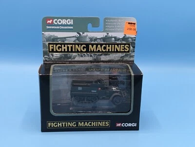 2005 Corgi Fighting Machines WWII M3 Half Track US Marine Corps CS90050 NIB 1:72 - Image 1 of 3