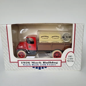 ERTL 1926 Mack Bulldog Truck Bank Anheuser Busch Beer Crates 1/38 Scale 9047 NIB - Picture 1 of 19