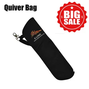 1X Quiver Bag Arrow Holder Easy Carry Archery Target Shootng Outdoor Sport Black - Picture 1 of 5