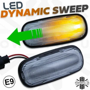 Dynamic sweep LED Side Repeater wing indicator lamps fits Freelander 1 lamp bulb - Picture 1 of 10