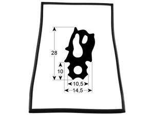 Rational 20.02.552P türdichtung CM 101 760mm 470mm 435mm CM101E-CM101G SCC101E