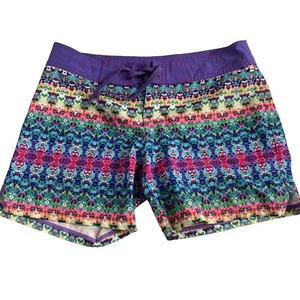 Prana Women’s Makenna Surfing Swim Beach Geometric Board Shorts Size XS - Picture 1 of 7