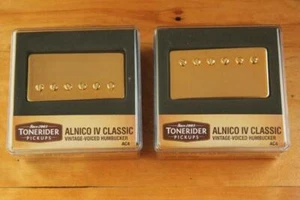 JUEGO CLÁSICO TONERIDER AC4 DORADO ALNICO IV HECHO A MANO DE COLECCIÓN PAF 8+8,6k CLARIDAD +++ - Imagen 1 de 1