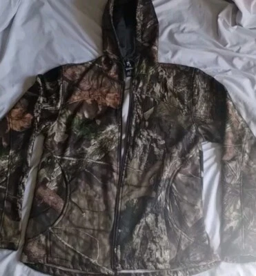 Browning Mossy Oak Camo Fleece Lined Hunting Jacket Sz Medium Never Worn - Image 1 of 4