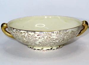 Empire England Ivory Ware Chintz Porcelain Small Bowl Trinket Dish 6.25" - Picture 1 of 8