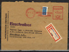 1 Einschreiben Deutsche Post mit Freistempel Frankfurt Main # 1601