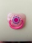 Magnetic Dummy / Soother / Pacifier for Reborn Doll ~ PINK FLOWER (C)