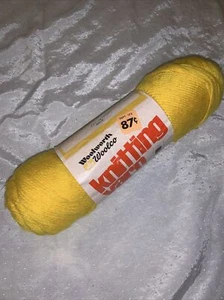 Hilo de Tejer Woolworth Wilco NARCISO Amarillo Acrílico Acrílico DE COLECCIÓN - Imagen 1 de 5
