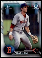 2016 Bowman Draft Picks & Prospects Chrome Refractor #BDC-38 C.J. Chatham Boston