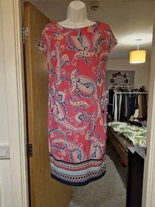 Lovely Little Dress By M&co Nice 70s Feel About It side pockets - Picture 1 of 7
