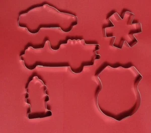New Tin First Responders Cookie Cutters - Picture 1 of 8
