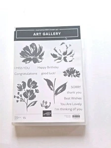 Stampin' Up! Art gallery 158201 Cling Stamp Set - Picture 1 of 2