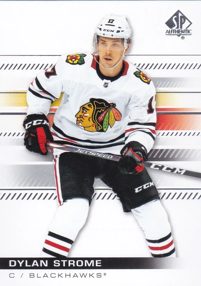 2019/20 SP AUTHENTIC..DYLAN STROME..CARD # 6..BLACKHAWKS..FREE COMBINED SHIP - Image 1 of 1