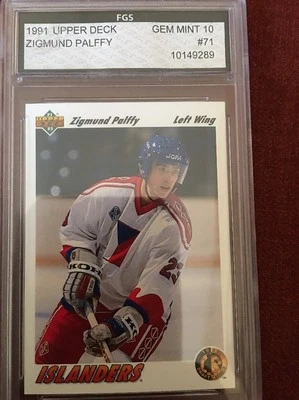 1991 Upper Deck Zigmund Palffy FGS 10 # 71 Hockey - Image 1 of 2