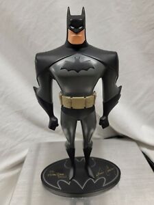 WARNER BROS Batman ANIMATED SERIES MAQUETTE Signed SS Kevin Conroy  Dini STATUE.