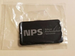 NPS Nikon Professional Services Black Hard Metal Card Luggage Tag NEW - Picture 1 of 1