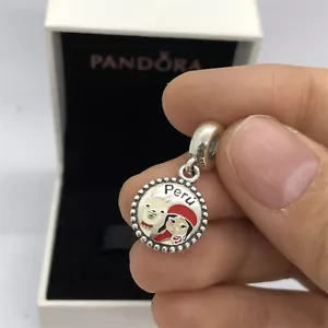 Pandora “Peru Travel Destination” Dangle Charm Travel Pendant - Picture 1 of 4