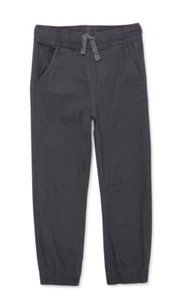 Charcoal, Stretch Canvas Dart Joggers, Boys Size 6 - Picture 1 of 4