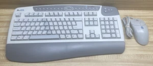 A4Tech KBS-835RF 2-Tone 104 Keys 23 Function RF Wireless Keyboard + Mouse 6-pin - Picture 1 of 24