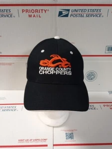 Orange County Choppers Black Motorcycle Adjustable Baseball Hat Cap Men's - Picture 1 of 6