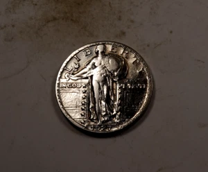 1927 Standing Liberty Quarter * XF/AU++ * 90% Silver * XQ612 - Picture 1 of 2
