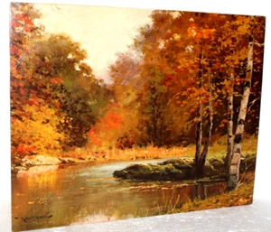 Mystic Pond de Robert Wood Creative Manor Galerías 11 x 14 Litografía n.º 323 De colección. - Imagen 1 de 10