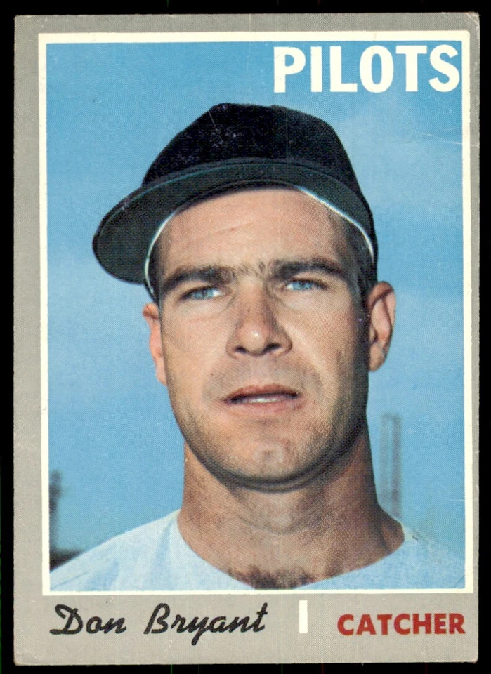 1970 Topps Baseball Card (Damaged) Don Bryant Seattle Pilots #473 - Image 1 of 2