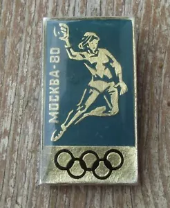 Distintivo spilla evento giocatore pallamano pallamano giochi olimpici estivi Mosca 1980 - Foto 1 di 2