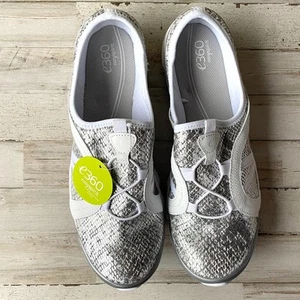 easyspirit e360 White Silver Esradiostar Slides Shoes Size 12 S101238 - Picture 1 of 6