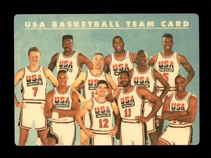 1992 SKYBOX USA BASKETBALL DREAM TEAM PLATIC CARD MICHAEL JORDAN - Picture 1 of 2