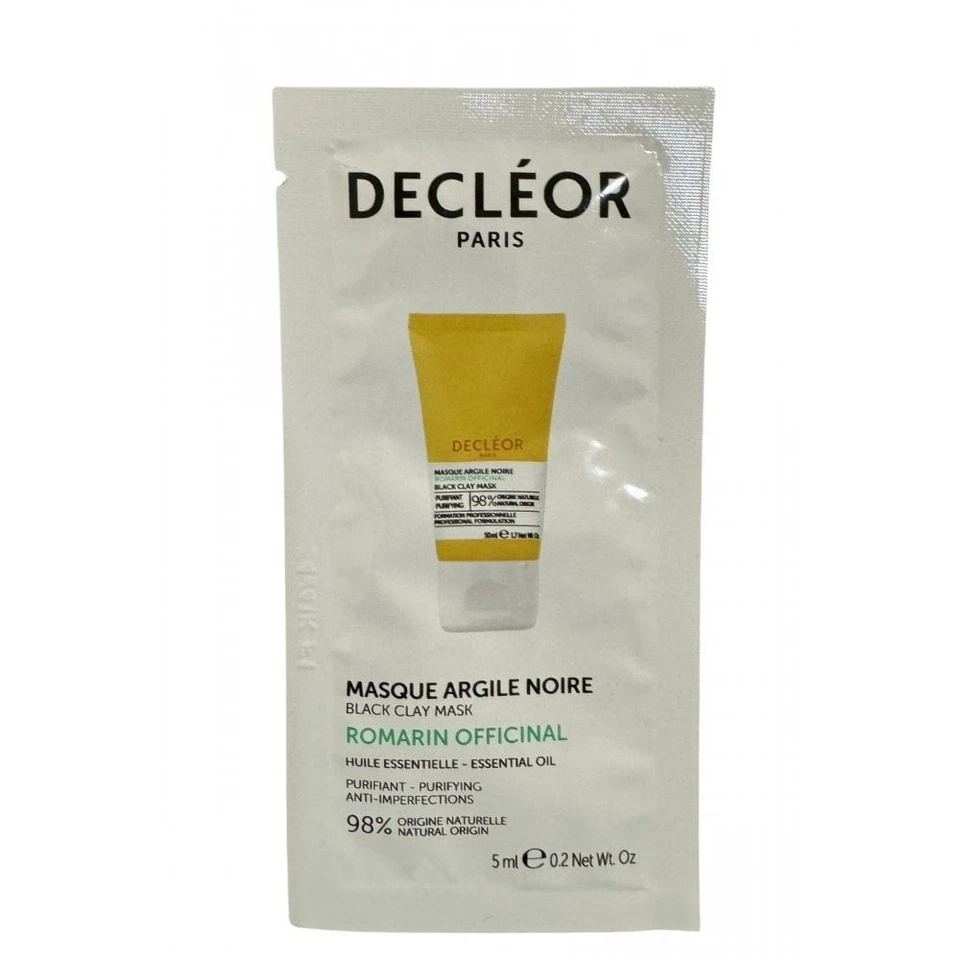 Decleor Rosemary Officinal Black Clay Mask 5ml x 3 (New) - Free Postage - image 1 of 1