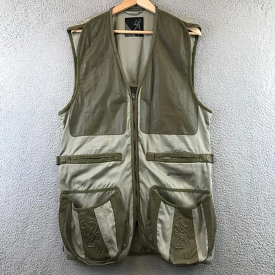 Browning Men's Hunting Shooting Vest Tan L G with Multiple Pockets - Image 1 of 4
