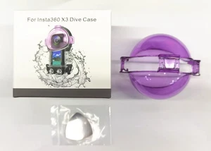 Housing Case Underwater Protective Waterproof Case Diving Shell For Insta360 X3 - Photo 1 sur 16