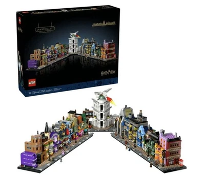 Harry Potter Diagon Alley Wizarding Shops Lego Set NIB - Image 1 of 3