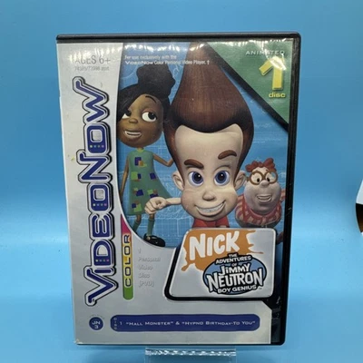 Video Ahora Color Jimmy Neutron Disco 1 Hall Monster Hyping Cumpleaños ¡USADO! Foto 1 de 4