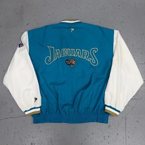 Vintage 90s Jacksonville Jaguars Pro Player NFL Experience Bomber Jacket 2XL - Picture 1 of 7