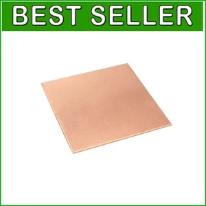 Premium 4 Gauge Copper Plate, 7.9" x 7.9" - Exceptional Conductivity for Crafts - Picture 1 of 8
