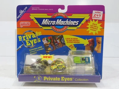 Micro Machines 1989 #1 Private Eyes Porsche Blister Sealed 10080  - Image 1 of 4
