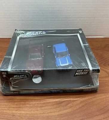 GreenLight 1:43 Fast & Furious 2-Pack 1969 Dodge Charger Daytona '74 Ford Escort - Image 1 of 2