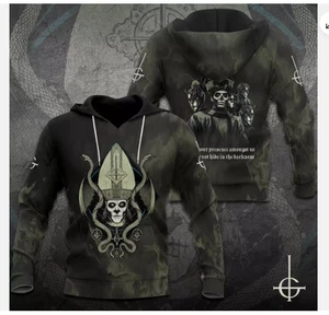 Ghost Band 3D Hoodie Tantn , Hoodie 3d - all printed, hot 2025 - Picture 1 of 3