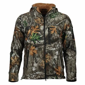 Gamehide Men's Velour Fleece Lined Camo Whitetail Deer Hunting Jacket - Picture 1 of 6