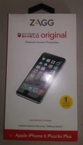 NEUF ZAGG INVISIBLE SHIELD ORIGINAL APPLE iPHONE 6 PLUS/6PLUSs MILITAIRE GRD G-19 - Photo 1 sur 3
