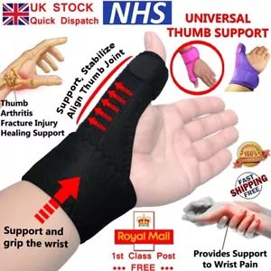 LTG Neoprene Thumb Support Splint Spica Brace Wrist Hand Strain Sprain Medical - Picture 1 of 11